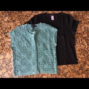 Jones New York sweater and shirt